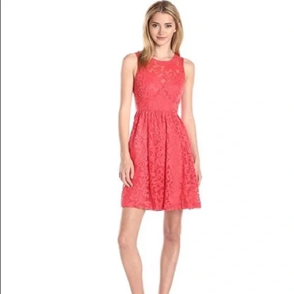 plenty by tracy reese lace dress Plenty By Tracy Reese Dresses | New Plenty By Tracy Reese Alana Lace Fit & Flare Dress | Color: Orange | Size: 8p